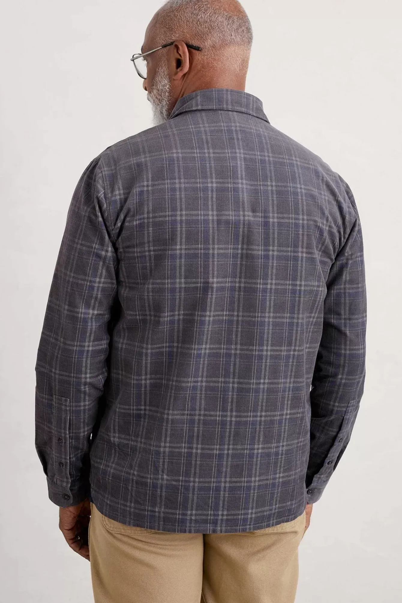 Seasalt Cornwall Tops & T-Shirts<Men's Shoreman Cord Shirt Honesty Steel