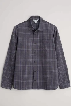 Seasalt Cornwall Tops & T-Shirts<Men's Shoreman Cord Shirt Honesty Steel