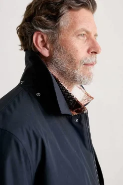 Seasalt Cornwall Coats & Jackets<Men's Stone Wave Waterproof Coat Inkwell