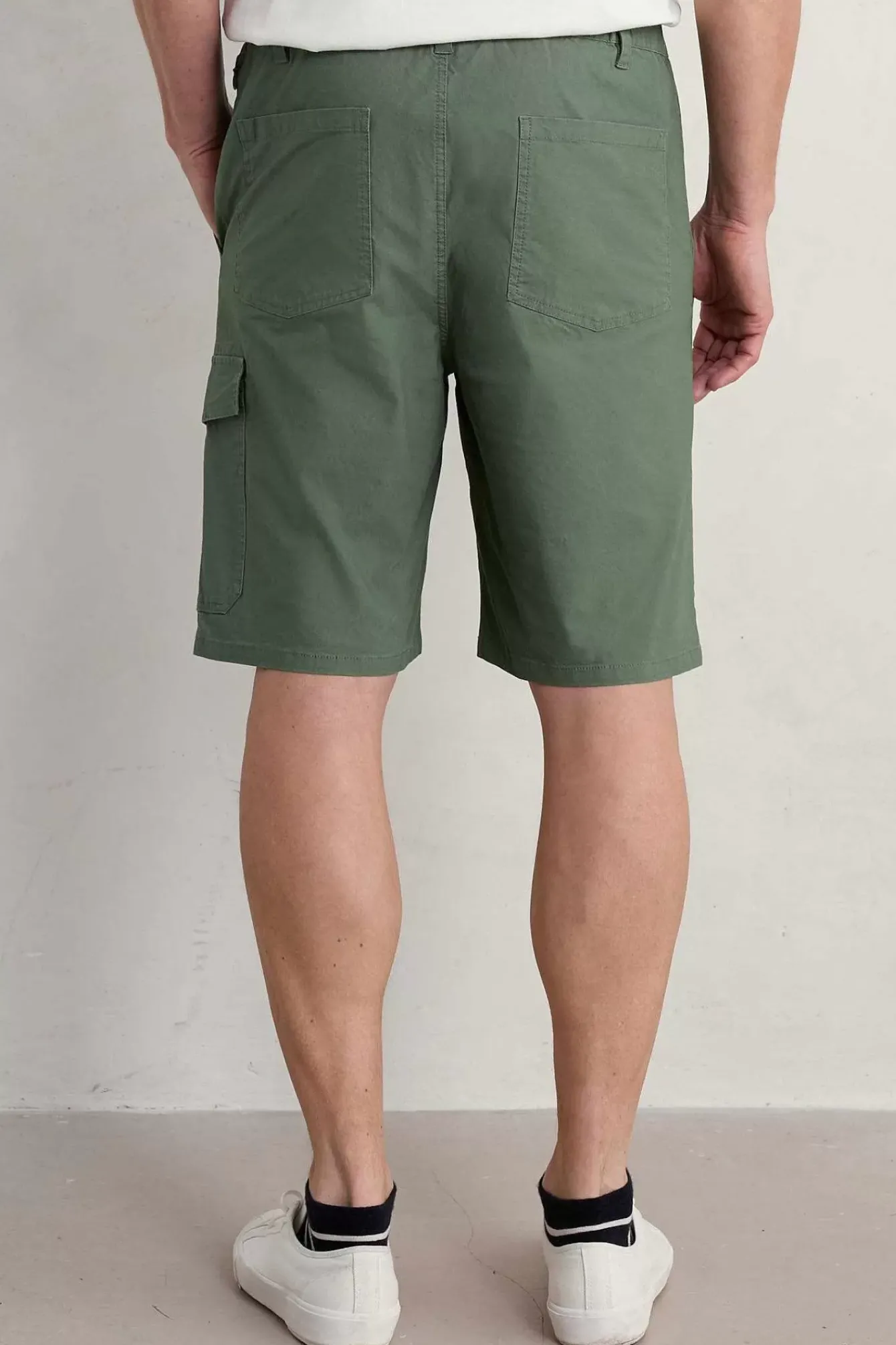 Seasalt Cornwall Trousers & Shorts<Men's Tillerman Organic Cotton Cargo Shorts Dark Balsam