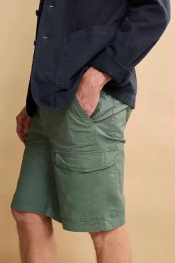 Seasalt Cornwall Trousers & Shorts<Men's Tillerman Organic Cotton Cargo Shorts Dark Balsam