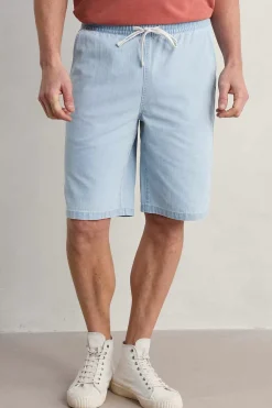 Seasalt Cornwall Trousers & Shorts<Men's Weaverman Shorts Light Indigo Wash