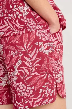 Seasalt Cornwall Nightwear<Moonflower Vest Top Pyjama Set Riverbed Floral Mainsail