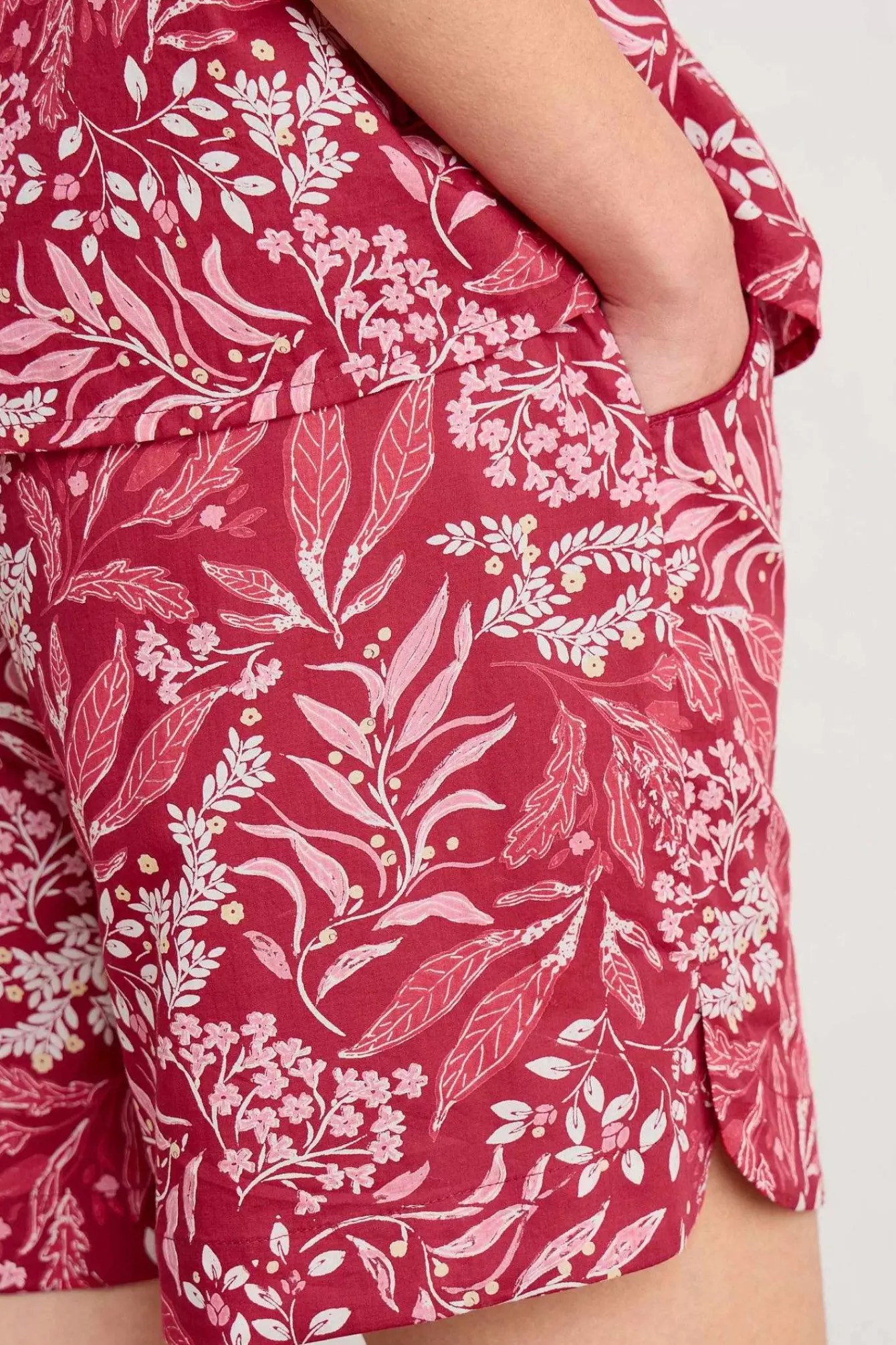 Seasalt Cornwall Nightwear<Moonflower Vest Top Pyjama Set Riverbed Floral Mainsail