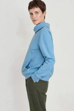 Seasalt Cornwall Tops<Moss Path Organic Cotton Sweatshirt Clear Sky
