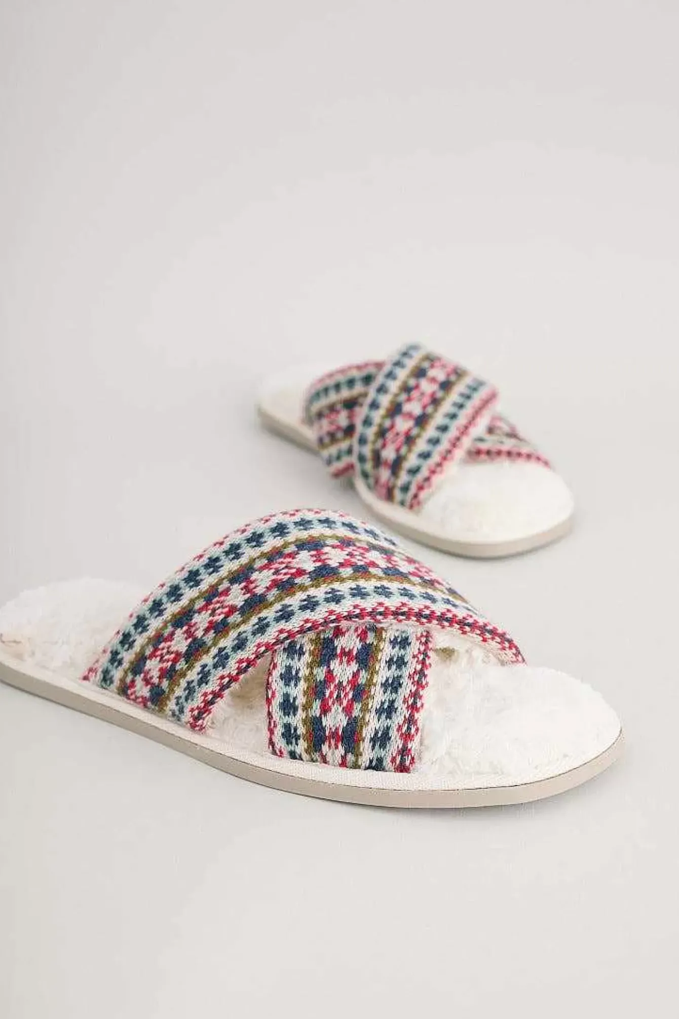 Seasalt Cornwall Nightwear<Night Ships Crossover Slippers Fence Floral Aran Multi