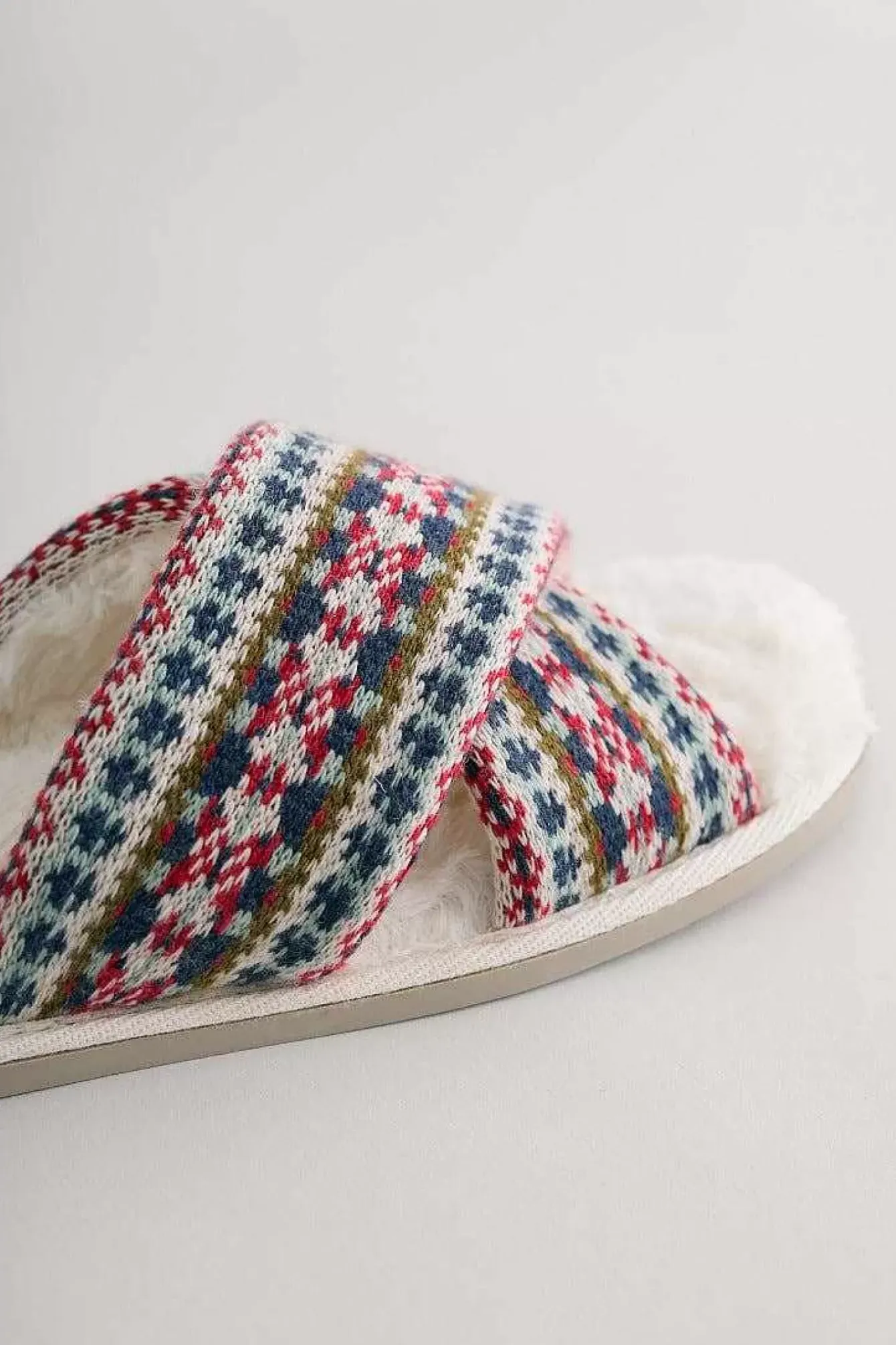 Seasalt Cornwall Nightwear<Night Ships Crossover Slippers Fence Floral Aran Multi