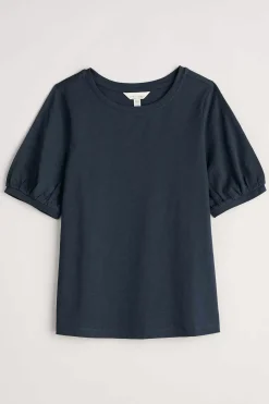 Seasalt Cornwall Tops<Oleander Blouson Sleeve T-Shirt (Gots) Maritime