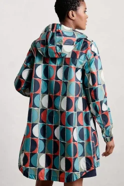 Seasalt Cornwall Coats & Jackets<Pack-It Waterproof Jacket Half Moons Chalk