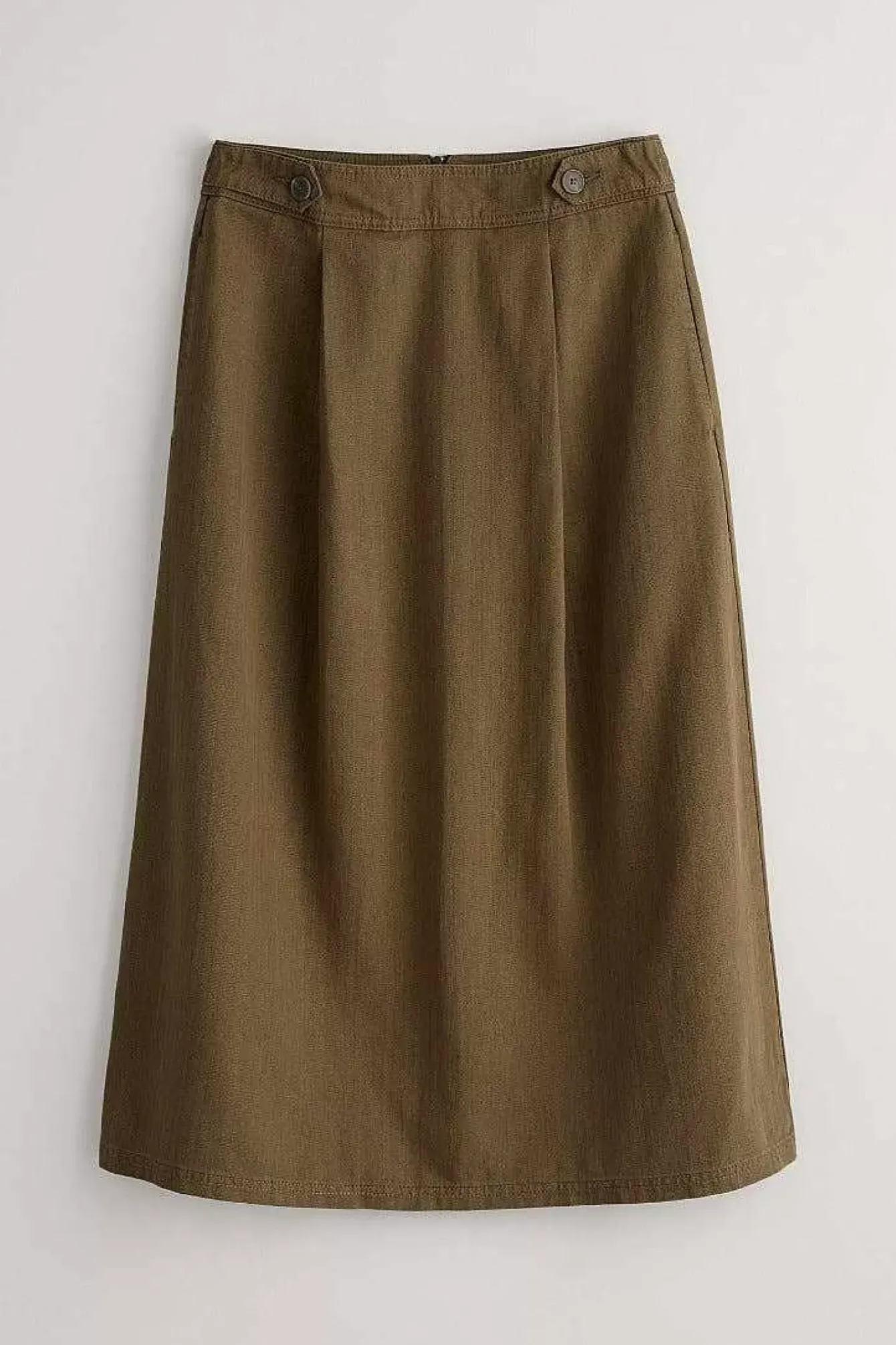 Seasalt Cornwall Skirts<Penjerrick Midi Skirt Laurel