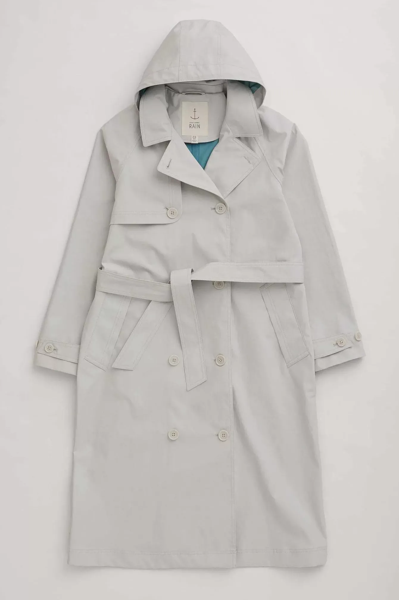 Seasalt Cornwall Coats & Jackets<Penweathers Waterproof Trench Coat Driftwood