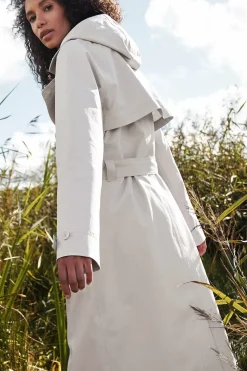 Seasalt Cornwall Coats & Jackets<Penweathers Waterproof Trench Coat Driftwood