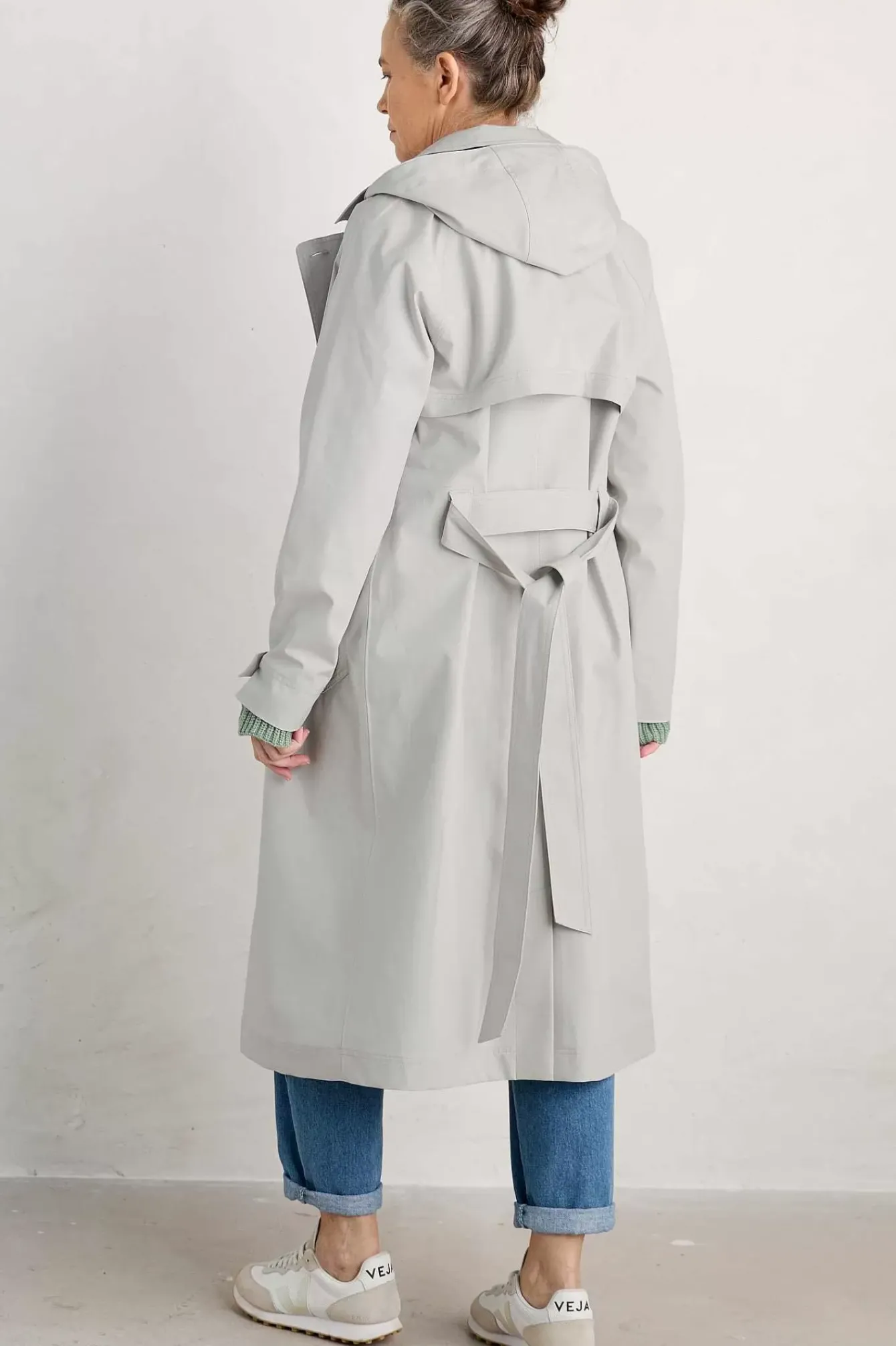 Seasalt Cornwall Coats & Jackets<Penweathers Waterproof Trench Coat Driftwood