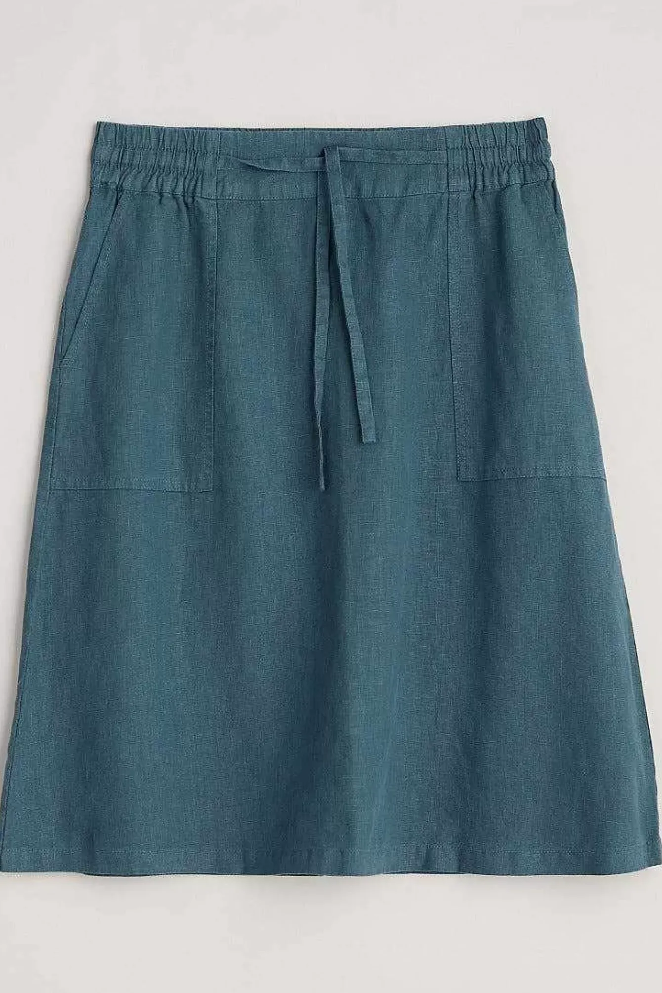 Seasalt Cornwall Skirts<Pepper Moth Linen Skirt Pool