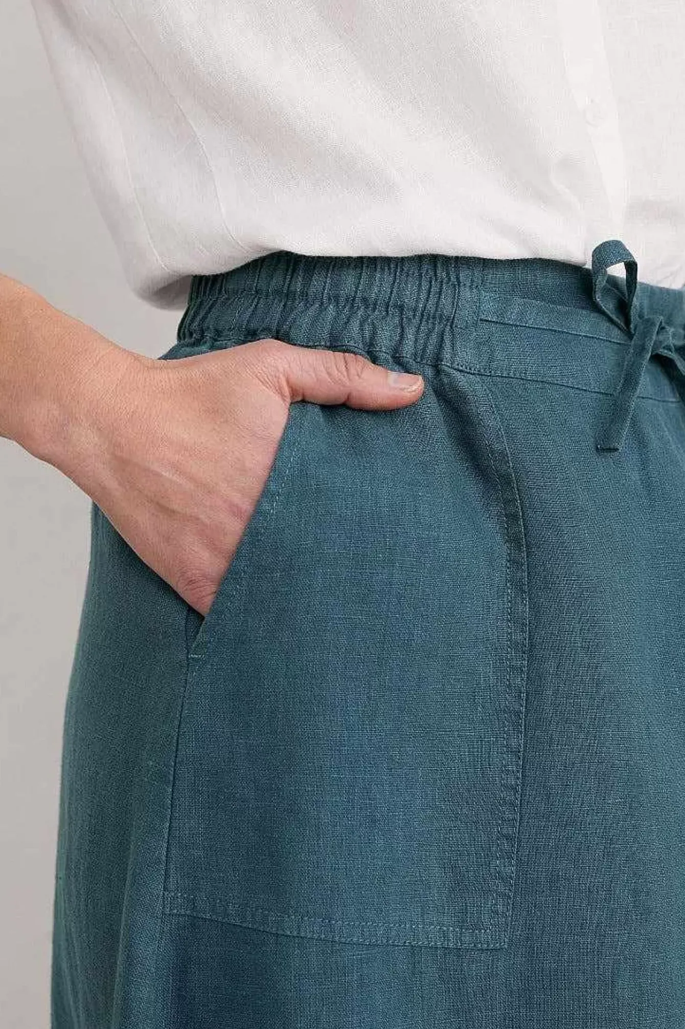 Seasalt Cornwall Skirts<Pepper Moth Linen Skirt Pool