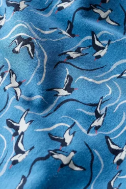 Seasalt Cornwall Dresses<Pier View Jersey Dress River Birds Sailboats