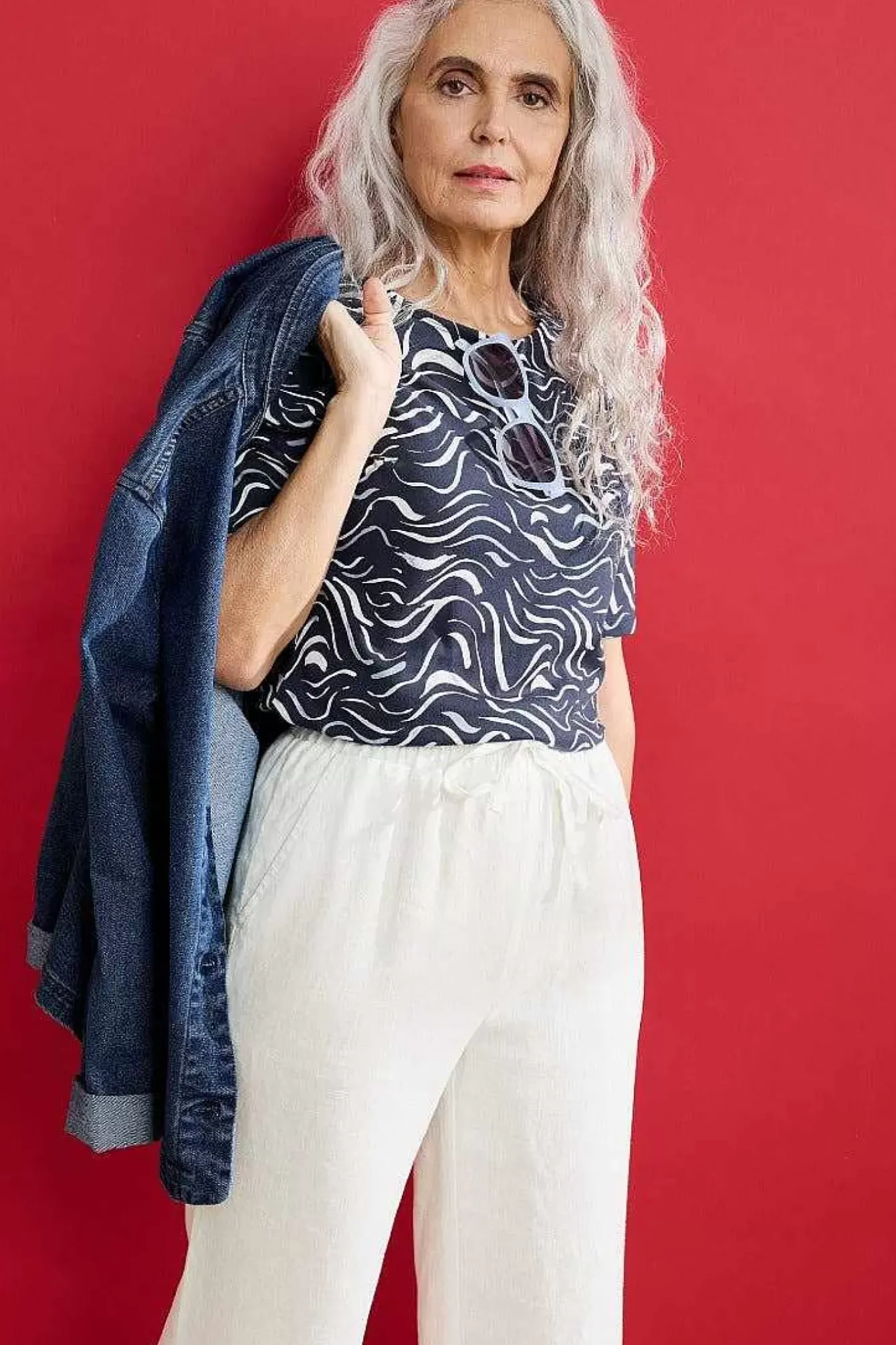 Seasalt Cornwall Tops<Poisson Jersey Top (Gots) Tide Lines Maritime