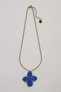 Seasalt Cornwall Jewellery<Pollinator Flower Pendant Lunaria Blue Jay