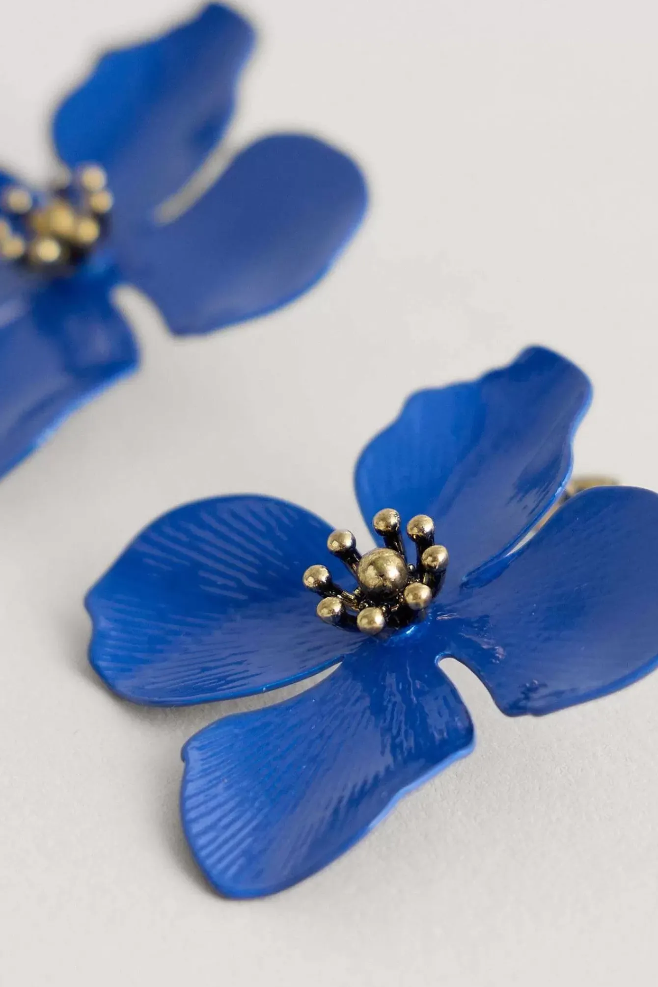 Seasalt Cornwall Jewellery<Pollinator Flower Stud Earrings Lunaria Blue Jay