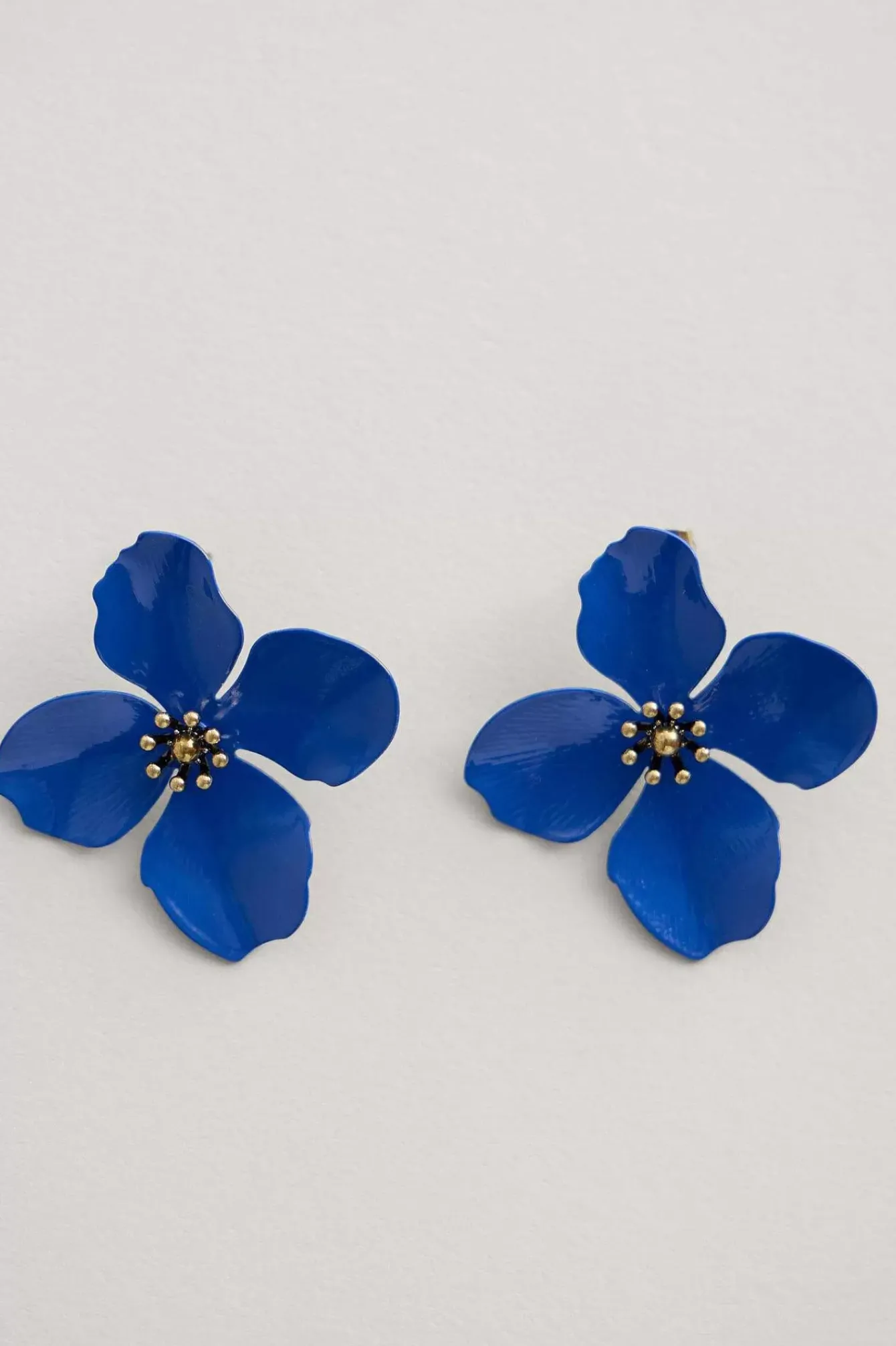 Seasalt Cornwall Jewellery<Pollinator Flower Stud Earrings Lunaria Blue Jay