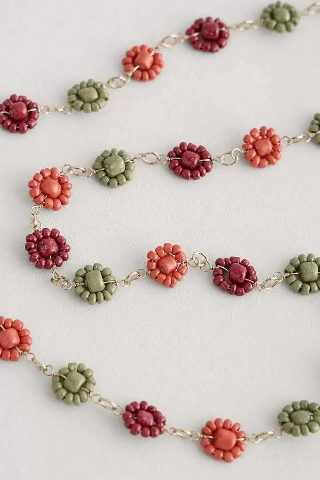 Seasalt Cornwall Jewellery<Polyantha Floral Bead Necklace Crab Shell Mix