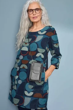 Seasalt Cornwall Tunics<Port Gaverne Needlecord Tunic Floral Cascade Maritime
