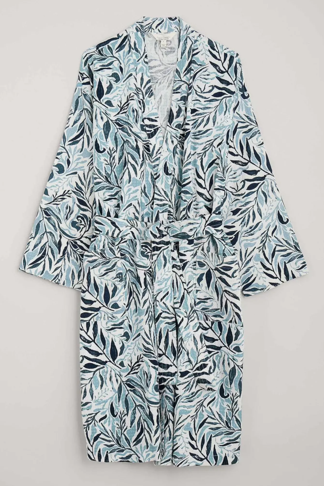 Seasalt Cornwall Nightwear<Pottering Gown Kelp Forest Reflection