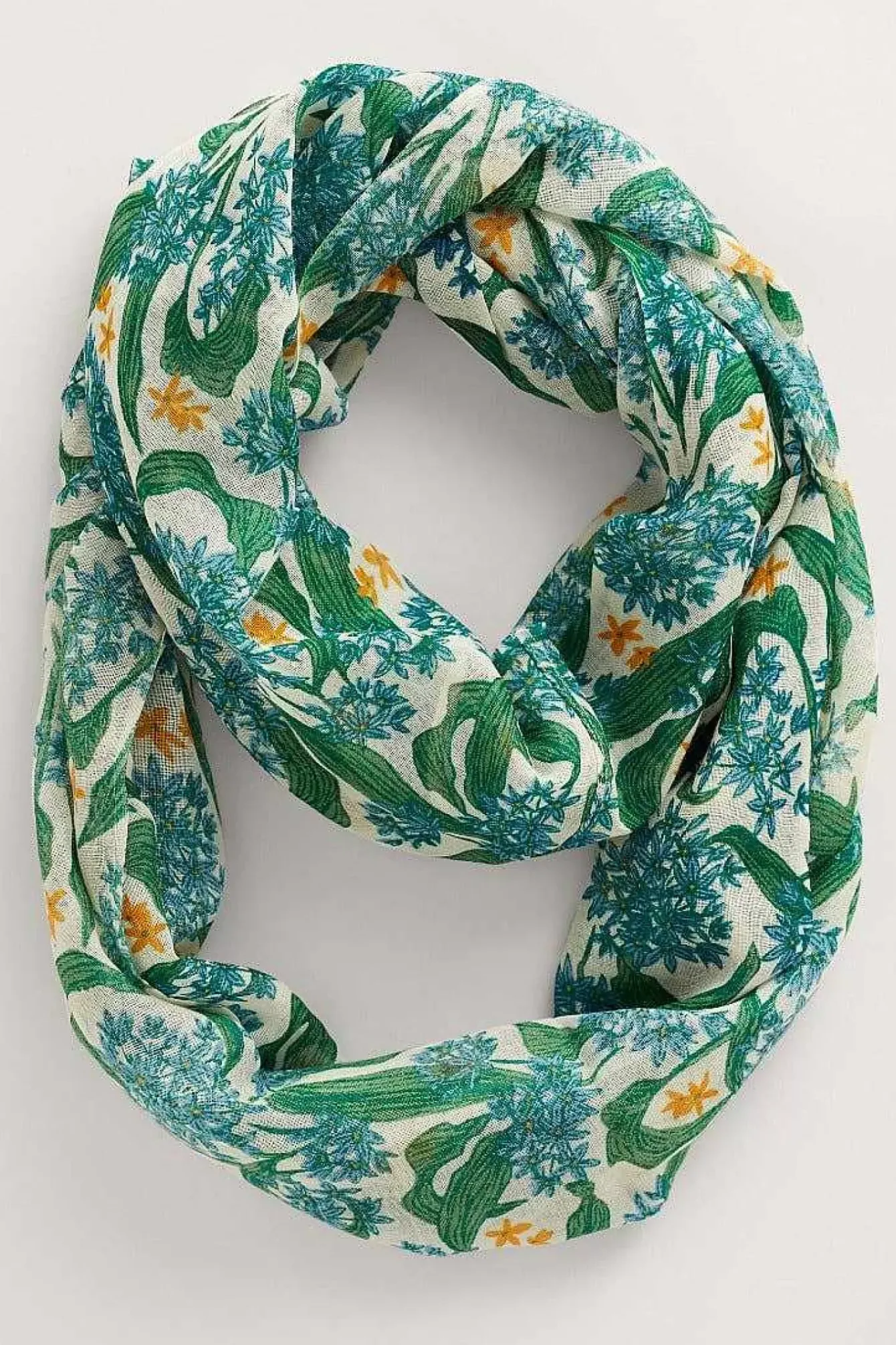 Seasalt Cornwall Scarves & Shawls<Pretty Circle Scarf Wetland Check Wreckage
