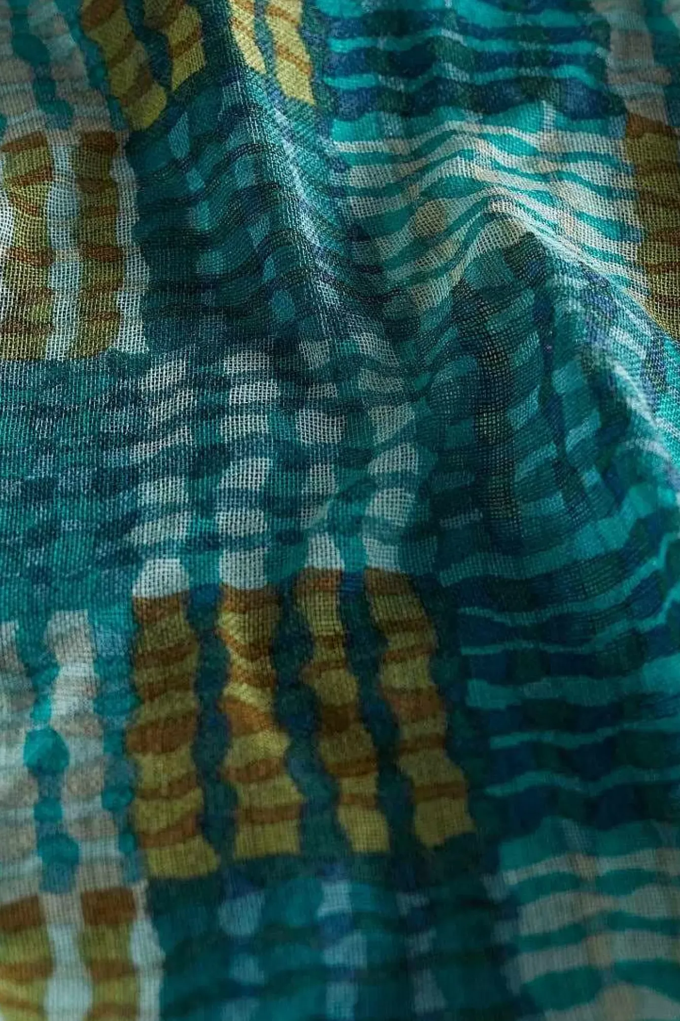 Seasalt Cornwall Scarves & Shawls<Pretty Circle Scarf Wetland Check Wreckage