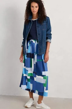 Seasalt Cornwall Coats & Jackets<Reading Rocks Jacket Mid Indigo Wash