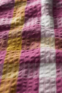 Seasalt Cornwall Tops<Riding High Checked Top Clover Buddleia