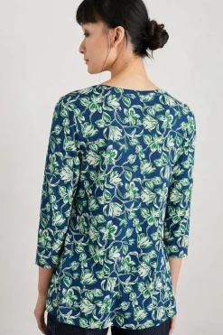 Seasalt Cornwall Tops<Risso Jersey Top Cyclamen Marine