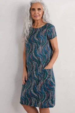 Seasalt Cornwall Dresses<River Cove Shift Dress River Spot Maritime