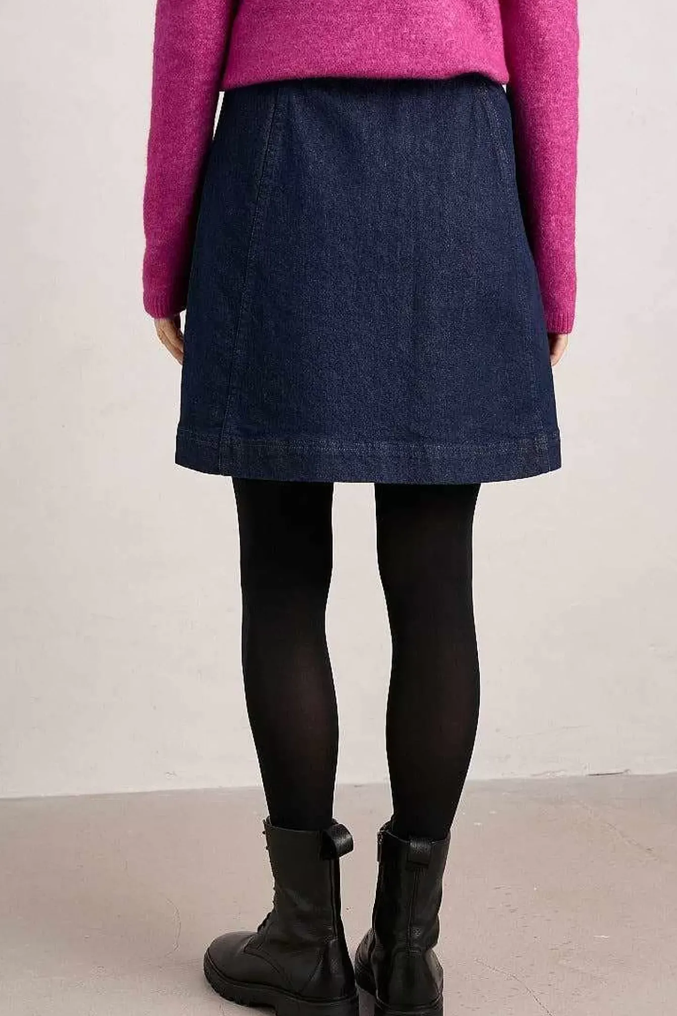 Seasalt Cornwall Skirts<Rolling Sands Denim Skirt Dark Rinse Wash