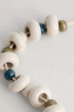 Seasalt Cornwall Jewellery<Rushes Beaded Necklace Gooseberry Chalk
