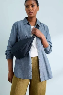 Seasalt Cornwall Tops<Sailmaker Chambray Shirt Mid Wash Sand