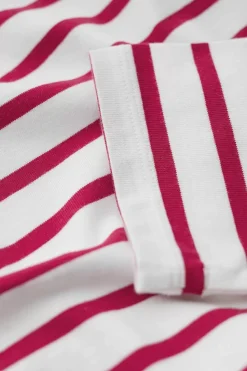 Seasalt Cornwall Tops<Sailor Shirt (Gots) Breton Chalk Wild Berry