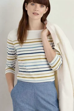 Seasalt Cornwall Tops<Sailor Top (Gots) Falmouth Tri Shore Marine
