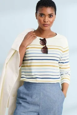 Seasalt Cornwall Tops<Sailor Top (Gots) Falmouth Tri Shore Marine
