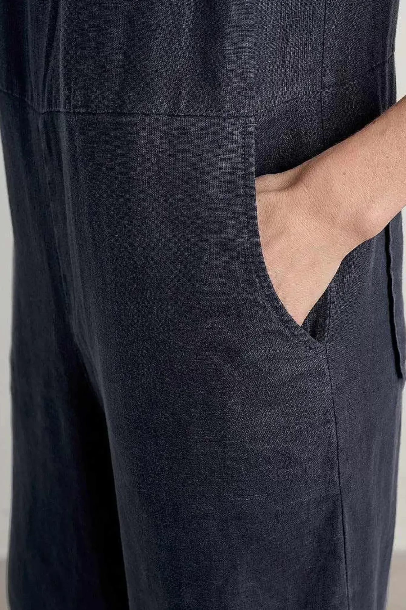 Seasalt Cornwall Trousers & Shorts<Salt Air Linen Jumpsuit Maritime