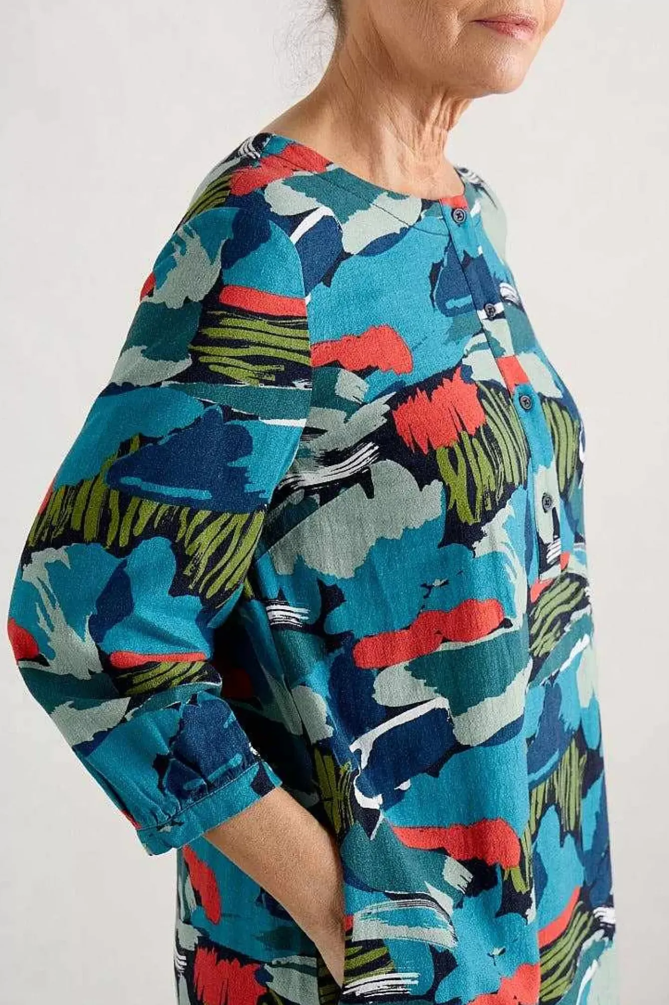Seasalt Cornwall Dresses<Sea Call A-Line Dress Painted Marsh Maritime