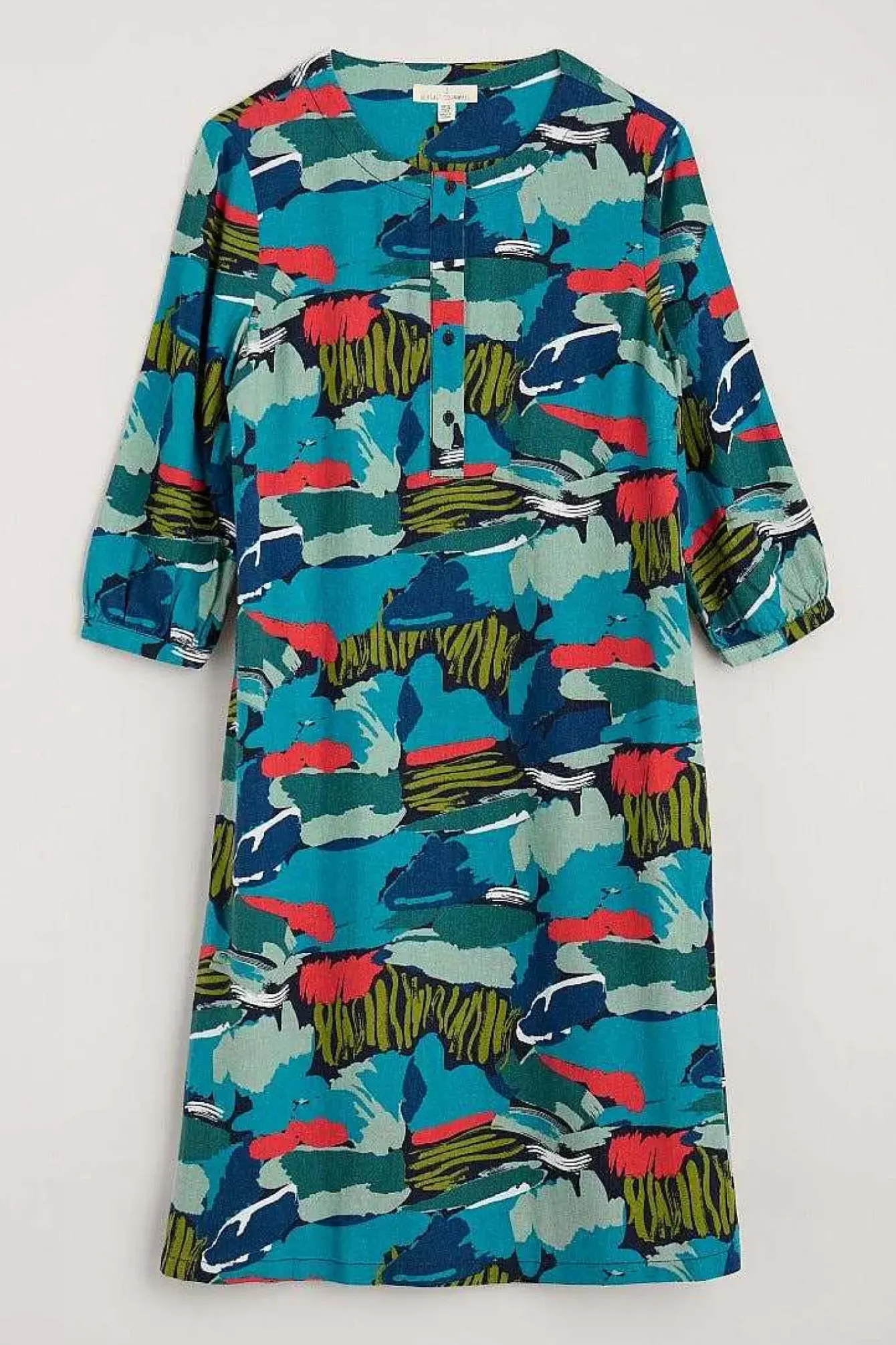 Seasalt Cornwall Dresses<Sea Call A-Line Dress Painted Marsh Maritime