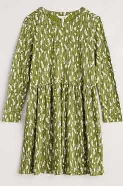 Seasalt Cornwall Dresses<Sea Mirror Jersey Dress Dried Grass Dark Citron