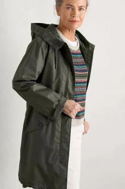 Seasalt Cornwall Coats & Jackets<Seafaring Waterproof Coat Trellis