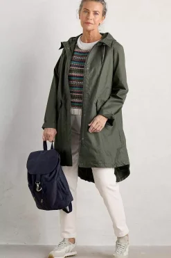 Seasalt Cornwall Coats & Jackets<Seafaring Waterproof Coat Trellis