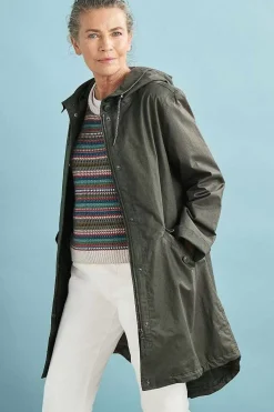 Seasalt Cornwall Coats & Jackets<Seafaring Waterproof Coat Trellis