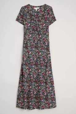 Seasalt Cornwall Dresses<Secret Cove Empire Line Midi Dress Campion Field Maritime