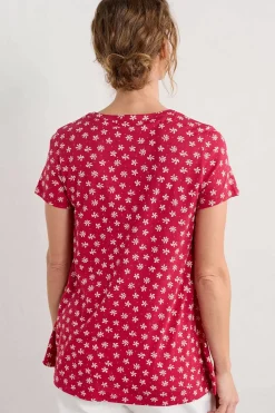 Seasalt Cornwall Tops<Short-Sleeved Risso Top Seadance Ditsy Rudder