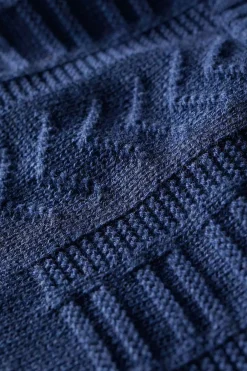 Seasalt Cornwall Knitwear<Smallcombe Organic Cotton Knitted Vest (Gots) Marine