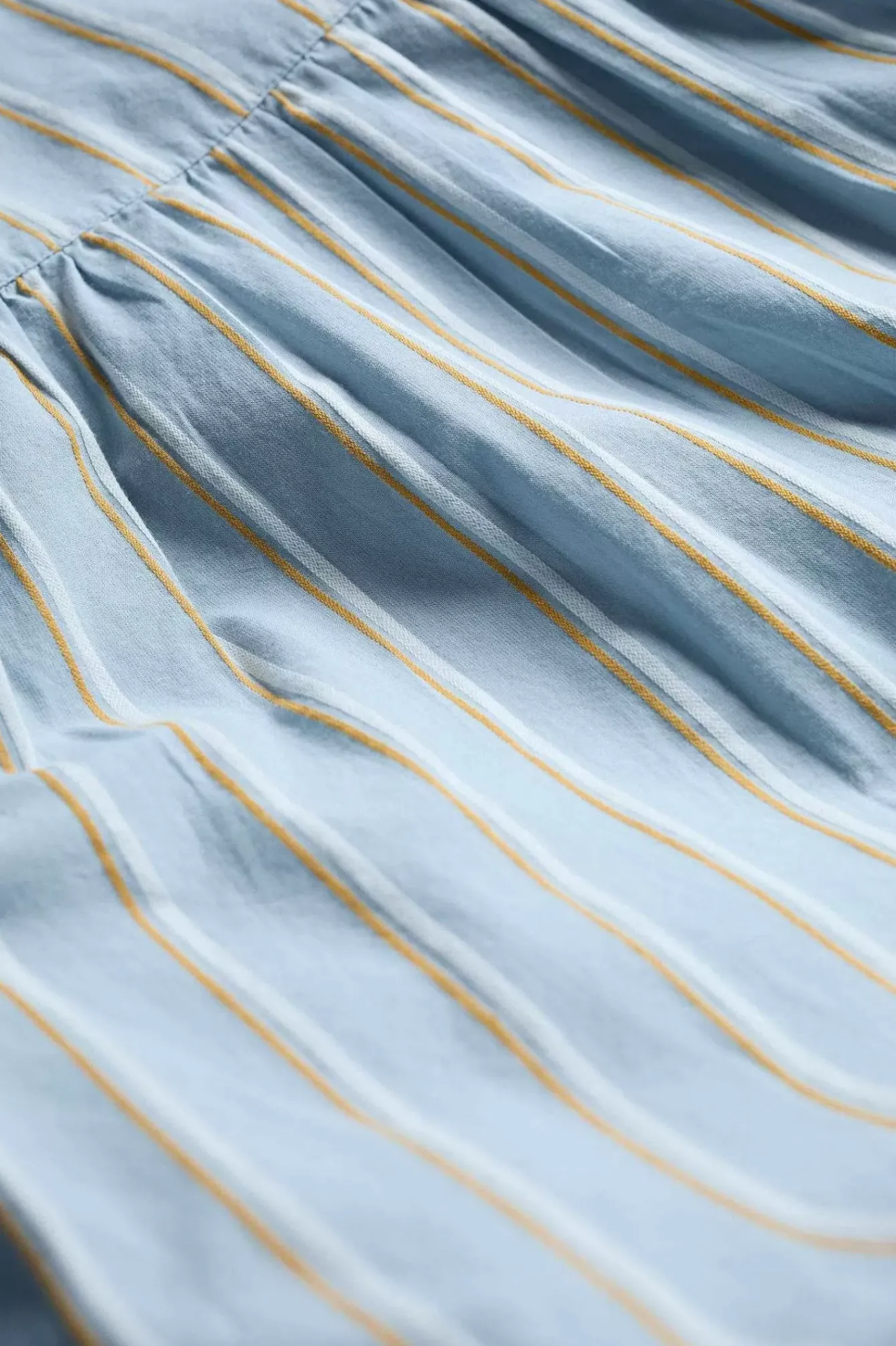 Seasalt Cornwall Tops<Spiral Flight Striped Shirt (Gots) Cornflower Blue Fog